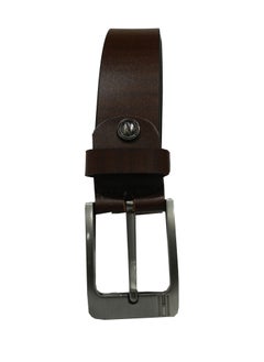 LAVERI LEATHER GENUINE LEATHER FORMAL AND CASUAL BROWN BELT FOR MENS  - Image 3