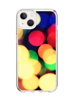 Classic Clear Case for Apple iPhone 14 Hybrid Soft Case Flexible Edges Anti Drop TPU PC Gel Thin Transparent Cover [ Designed for Apple iPhone 14 ] - City Lights Full Print