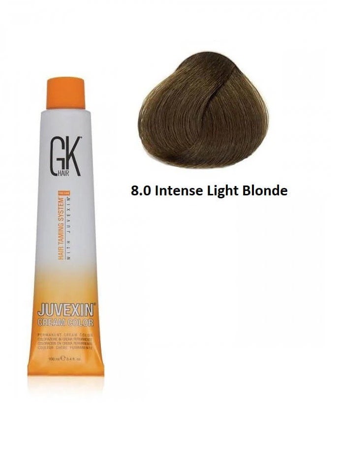 GK Hair GK Hair Color 8.0 Intense Light Blonde 100 ml 