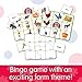 The Learning Journey Match It Bingo Farm Reading Game for Preschool and Kindergarten 36 Picture Word Cards - Image 3
