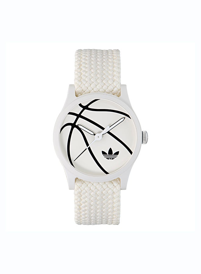 Adidas Uni Game One Wht Dl Wht Cs 39 Mm Qtz Wht Nyl Ss25 - Image 1