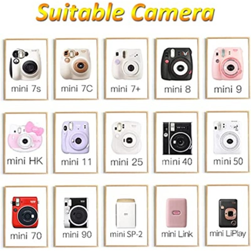 Instax Mini Instant Camera Film: 20 Shoots Total, 10 Sheets x 2 - Capture Memories Anytime, Anywhere - Kit - Image 5