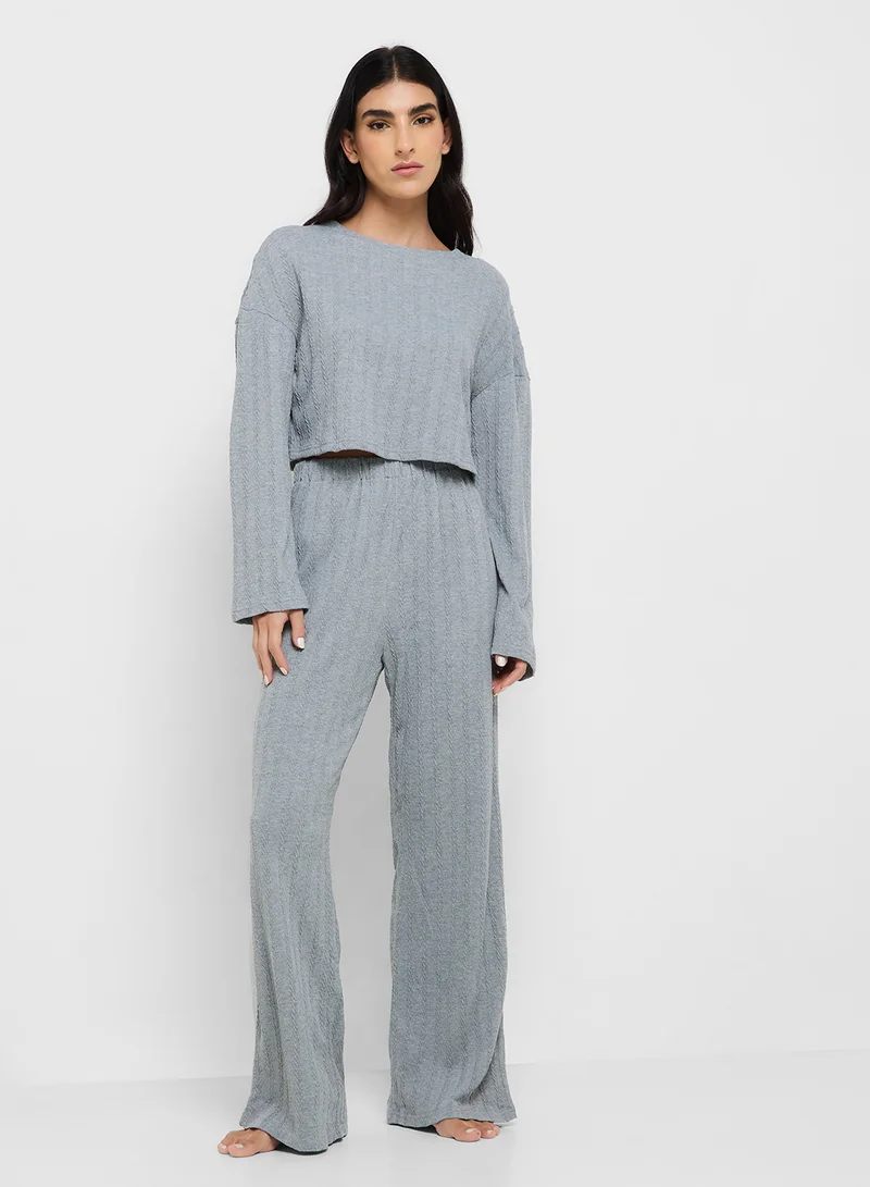 ايلا Top & Pant Pyjama Set
