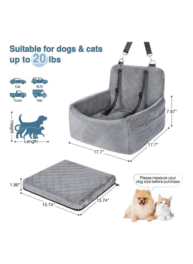 general Car kennel puppy car ride artifact dog car nest pet car pad front and rear row dog out safety seat - Image 2
