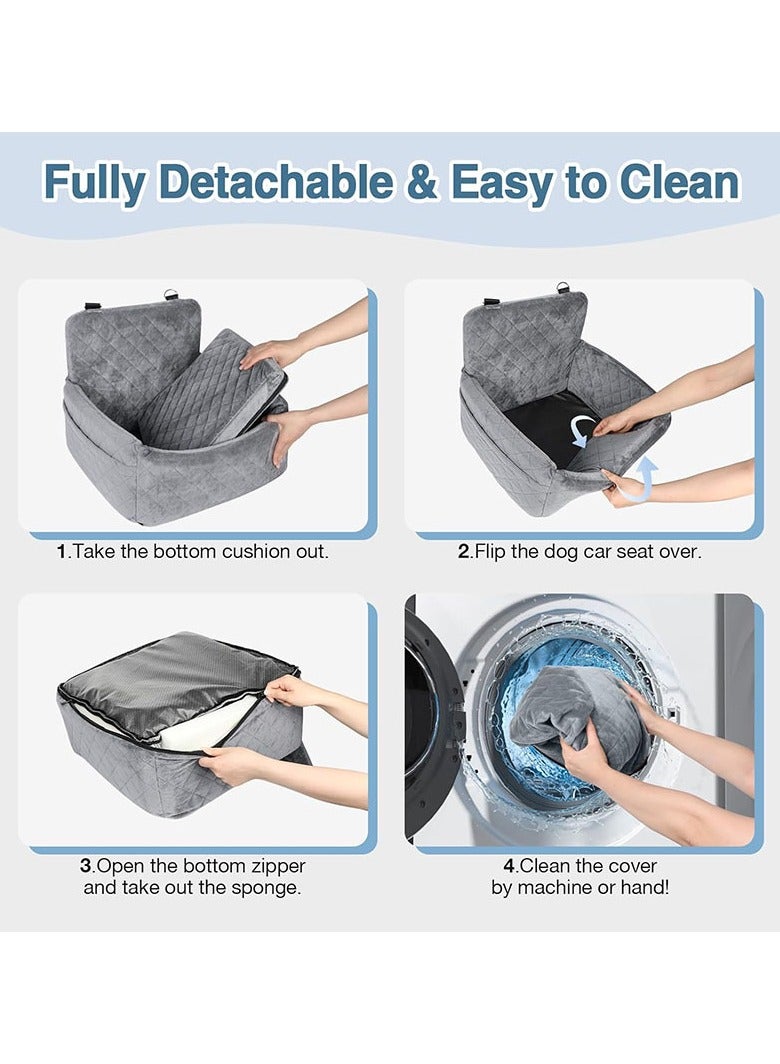 general Car kennel puppy car ride artifact dog car nest pet car pad front and rear row dog out safety seat - Image 3