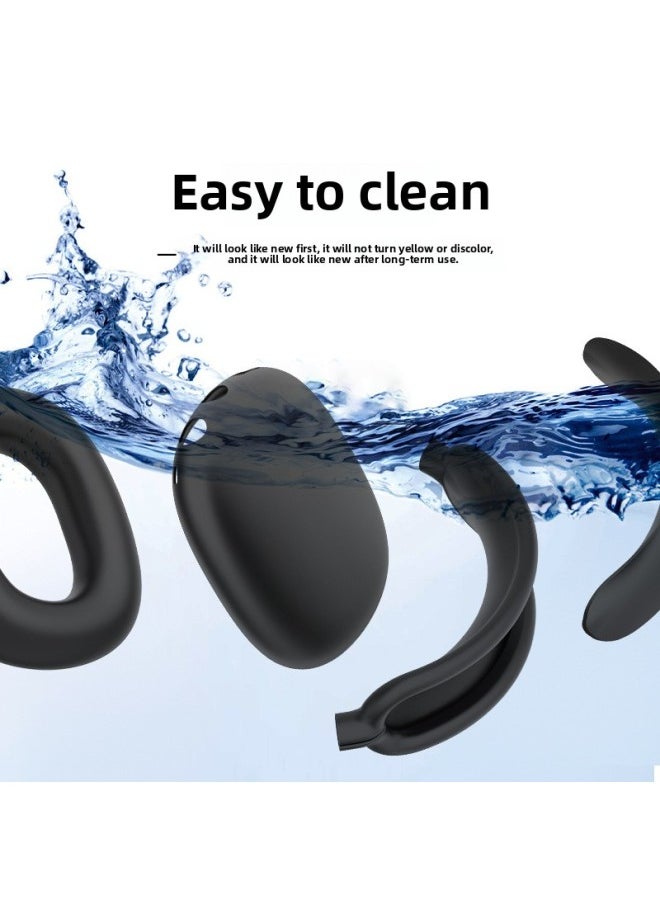Generic - [four-piece Set] Suitable For Apple Airpods Max Head-mounted Bluetooth Headset Silicone Protective Cover Soft-Specifications:White Silicone Four-piece Set - Image 1