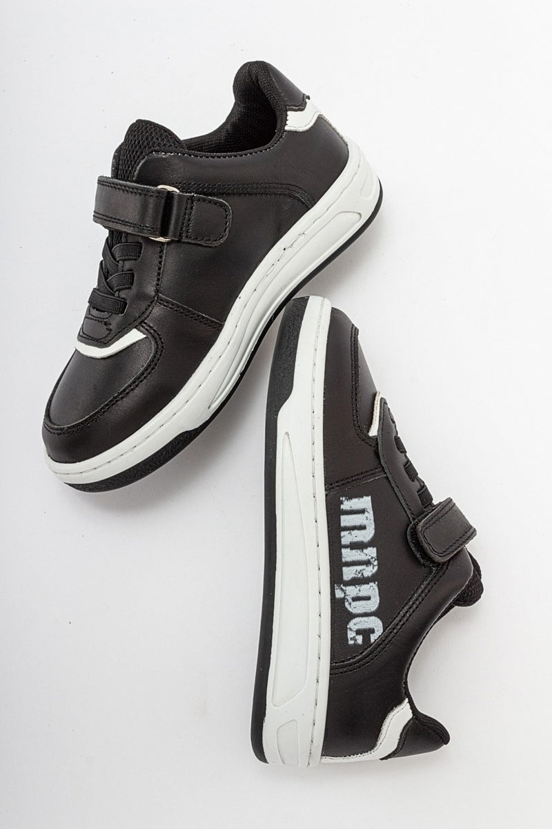 Mnpc Boys Black Genuine Leather Anatomical Casual Shoes  - Image 5