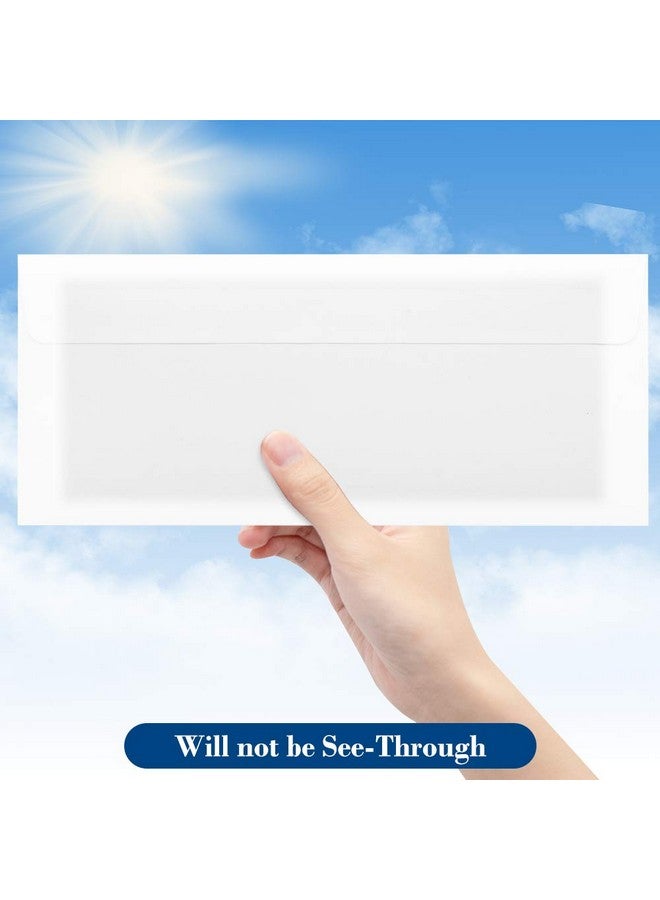 فالبوكس #10 مظاريف أمان ذاتية الغلق، نمط تظليل أمان بدون نوافذ رقم 10، مظاريف بريدية آمنة، مقاس 4-1/8 × 9-1/2 بوصة، 24 رطلاً من المظاريف التجارية البيضاء، 200 مظروف - Image 4