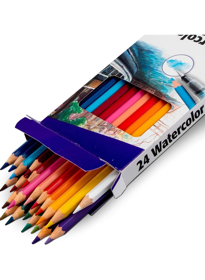 بنتل اقلام تلوين خشبية 24 قطعة - Image 2