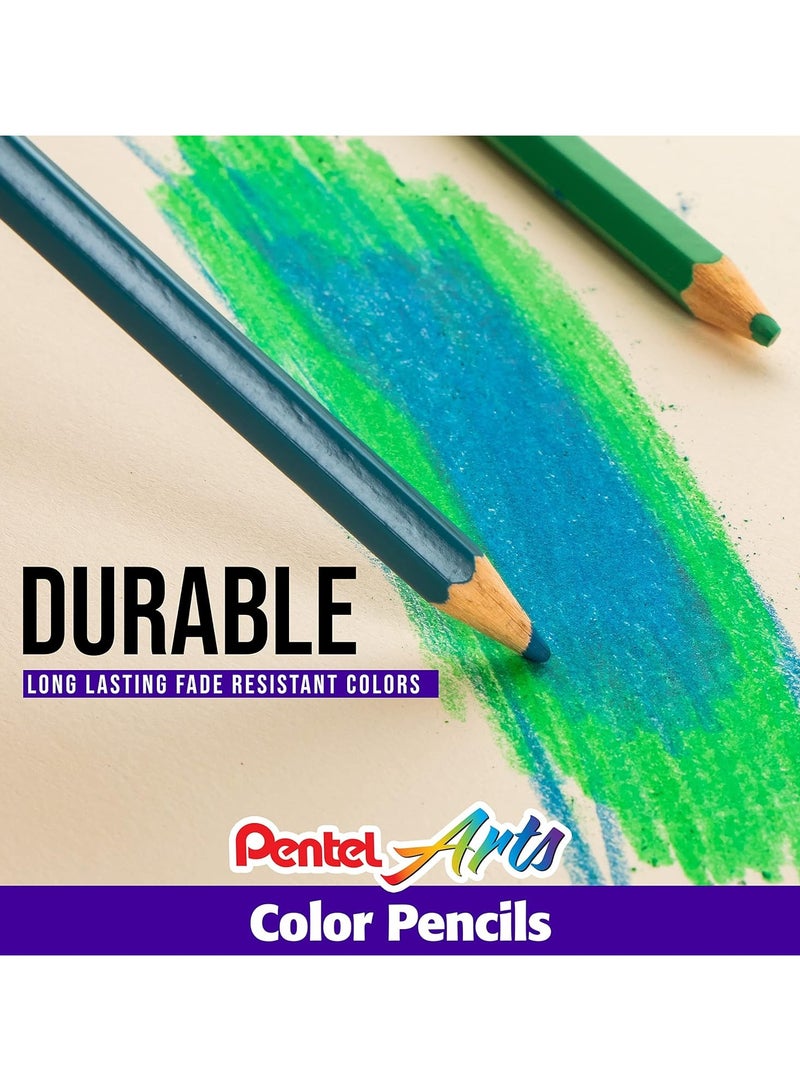 بنتل اقلام تلوين خشبية 24 قطعة - Image 4