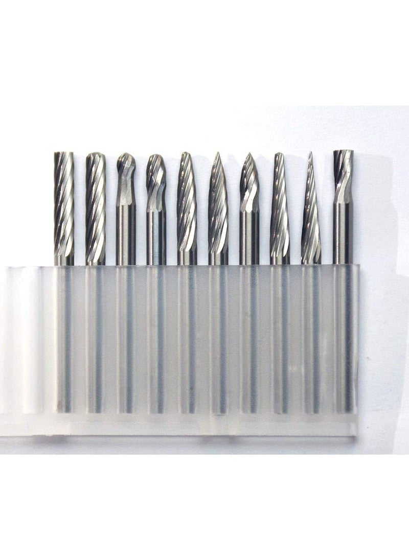 DIY Crafts Diy Crafts CTDIYHI27108 Burrs Set for Dremel Accessories Milling Cutter Drill Bit Engraving Bits Pack of 1 Pc Pack of 1 Set 10 Multicolor  - Image 3
