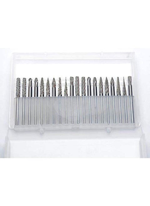 Diy Crafts CTDIYHI27108 Burrs Set for Dremel Accessories Milling Cutter Drill Bit Engraving Bits Pack of 1 Pc Pack of 1 Set 10 Multicolor