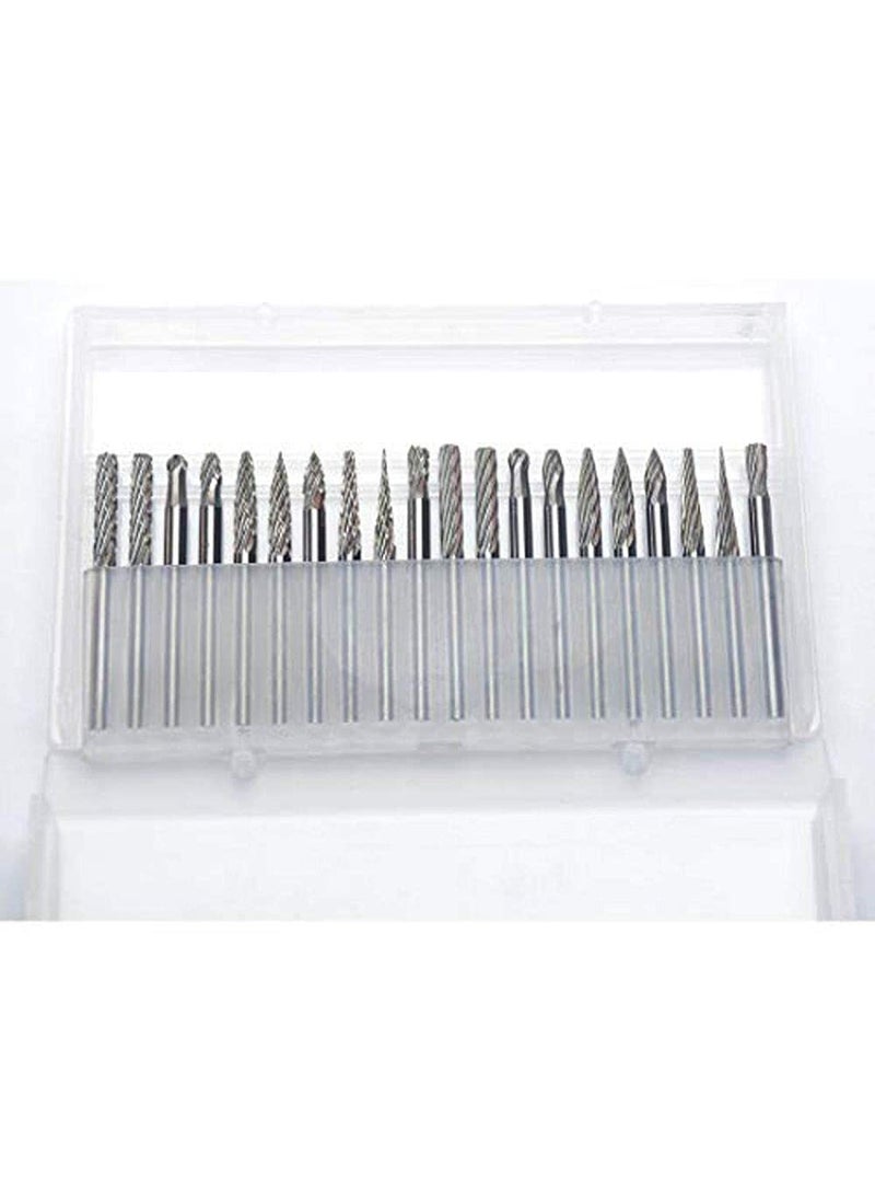 DIY Crafts Diy Crafts CTDIYHI27108 Burrs Set for Dremel Accessories Milling Cutter Drill Bit Engraving Bits Pack of 1 Pc Pack of 1 Set 10 Multicolor  - Image 1