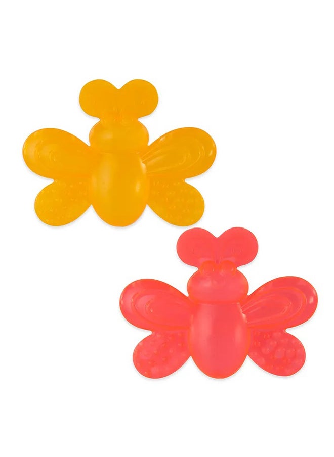 Sassy - Chill & Teethe Water-Filled Butterflies | BPA-Free Baby Teething Toy | Soothing Relief for Gums | Multiple Textures | Sensory Development | 3+ Months - Image 1