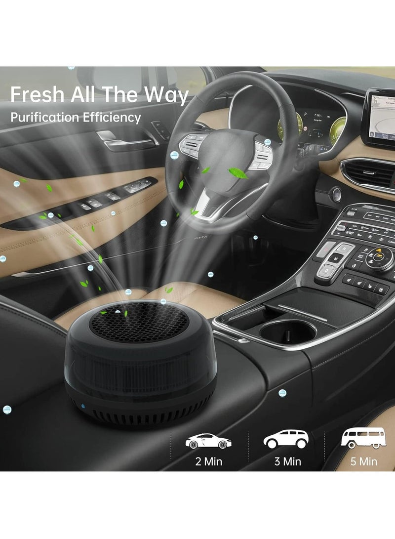 KASTWAVE Compact Air Purifier for Car and Small Spaces - True H13 HEPA Filter | USB-Powered Quiet Ionizer | Ideal for Bedrooms, Cars, and Pet Areas - Image 4