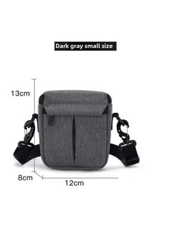 Generic Canon Nikon Micro Single Card Camera Storage Bag Storage Bag For sony Black Card Ccd Ricoh GR23 Panasonic LX-Colors:dark Gray Small Size  - Image 1