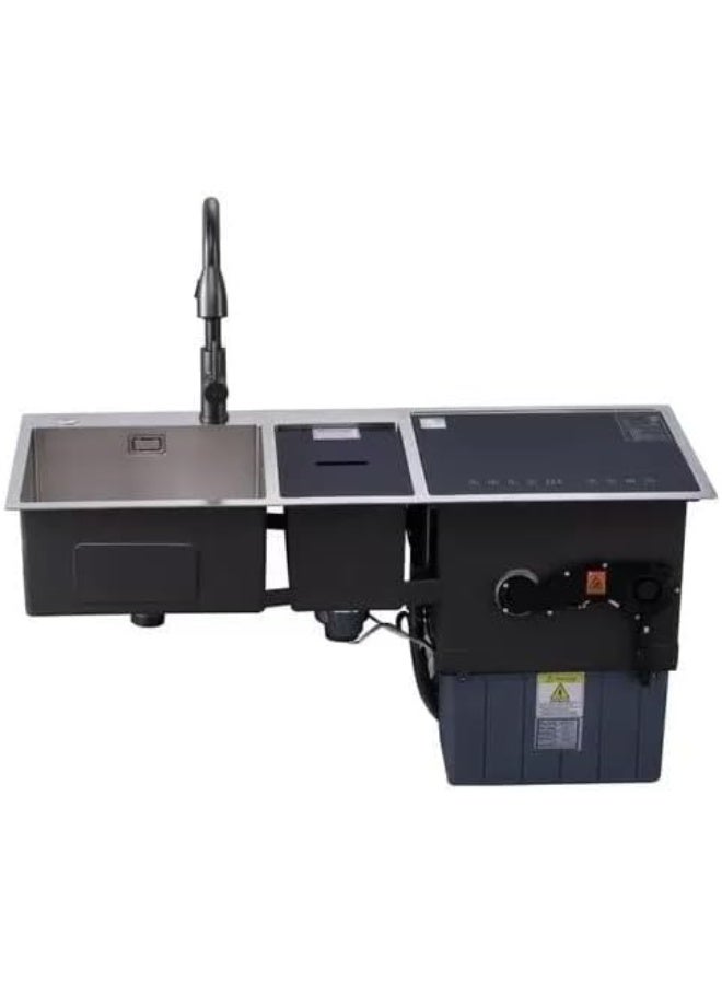 Hans HA‑3 Built‑in Dishwasher Bowl Sink, 6 Place Settings, Stainless Steel - Image 5