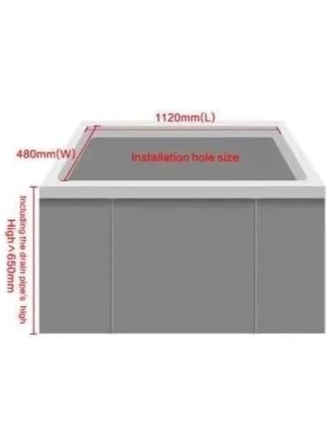 Hans HA‑3 Built‑in Dishwasher Bowl Sink, 6 Place Settings, Stainless Steel - Image 3