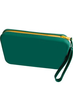 ORiTi Silicon Cosmetic Bag Makeup Storage Pouch Large Capacity Waterproof With Zipper Travel Portable Makeup Brush Bag  - Image 1