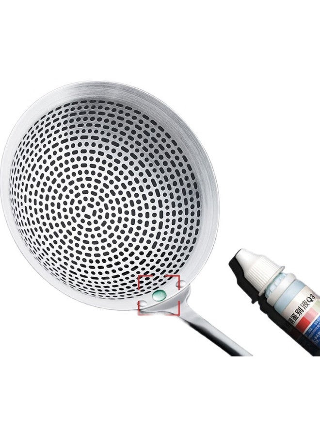 NewAir 304 Stainless Steel Strainer, Colander, Noodle And Dumpling Skimmer, Small Oil-Frying Mesh, Large Kitchen Strainer For Hot Pot - Image 2