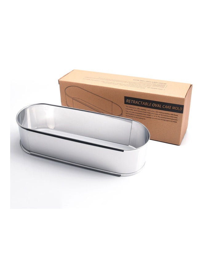 NIBEMINENT Metal Non-Stick Oval Mousse Tart Cake Mold Silver  - Image 5