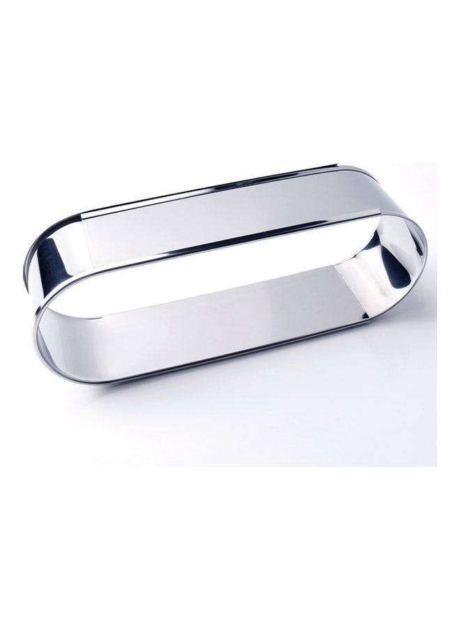 NIBEMINENT Metal Non-Stick Oval Mousse Tart Cake Mold Silver  - Image 4