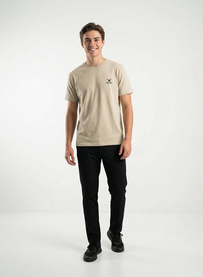Polo Play Men Graphic Logo Crew Neck T-Shirt - Image 2