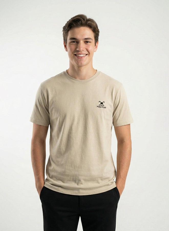 Polo Play Men Graphic Logo Crew Neck T-Shirt - Image 1