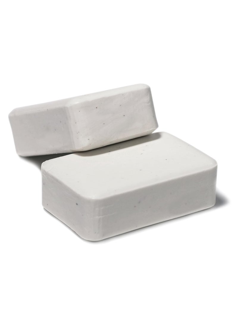 Dermaharmony Set of 2 2% Pyrithione Zinc (ZnP) Bar Soap 4 oz - Crafted for Those with Skin Conditions - Seborrheic Dermatitis, Dandruff, etc. 