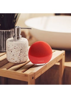 FOREO Luna 4 Mini Face Cleansing Brush & Face Massager | Premium Face Care | Enhances Absorption of Facial Skin Care Products | Simple Skin Care Tools | for All Skin Types, Coral  - Image 5