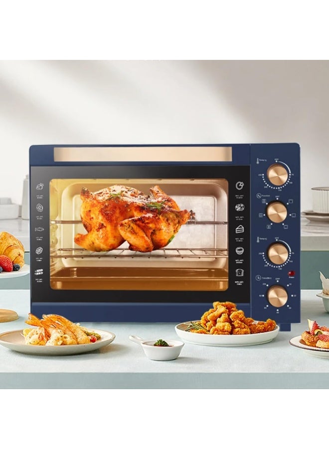 COOKCHEN Electric Oven Toaster Griller, 48L Capacity, 60 Minutes Timer, Black, Compact Kitchen Appliance - Image 3