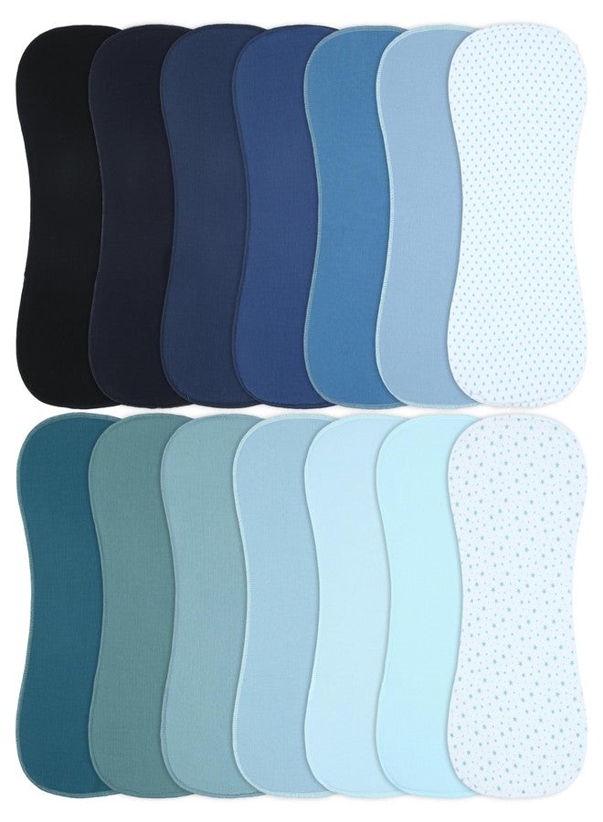 Benoxine Muslin Burp Cloths 19" x 9", Baby Burping Clothes, Large Extra Soft Absorbent for Unisex Newborn Boys and Girls, 14-Pack - Image 1