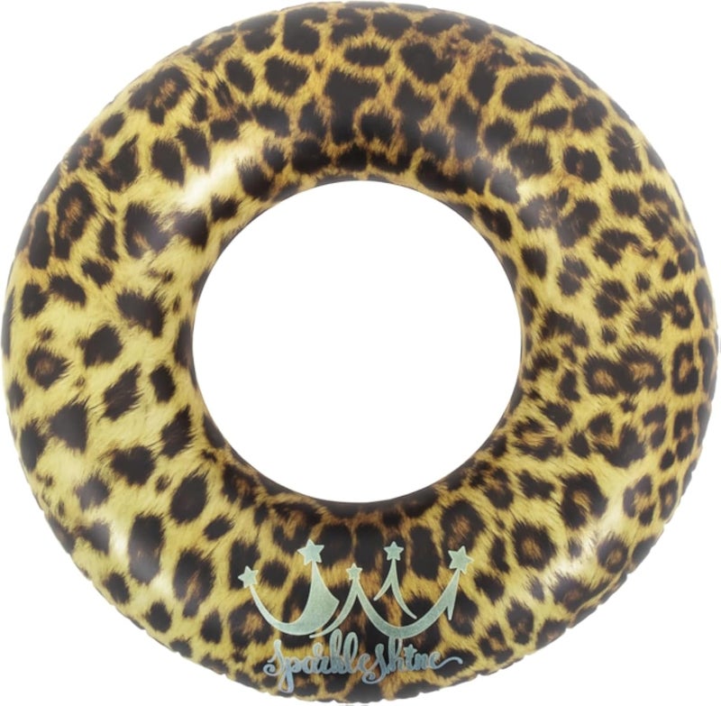 SunClub Jilong Leopard Swim Ring, 90 cm Diameter