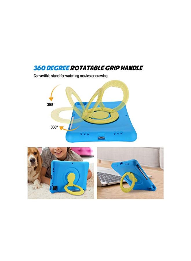 Procases Kids Case For Ipad Air 10.9'' 5Th Gen 2022 / 4Th Gen 2020, Ipad Pro 11 2020/2018, Shockproof Rotate Handle Fold Stand Lightweight Kids Friendly Case For Ipad Air 5/4 & Ipad Pro 11 –Blue - Image 2