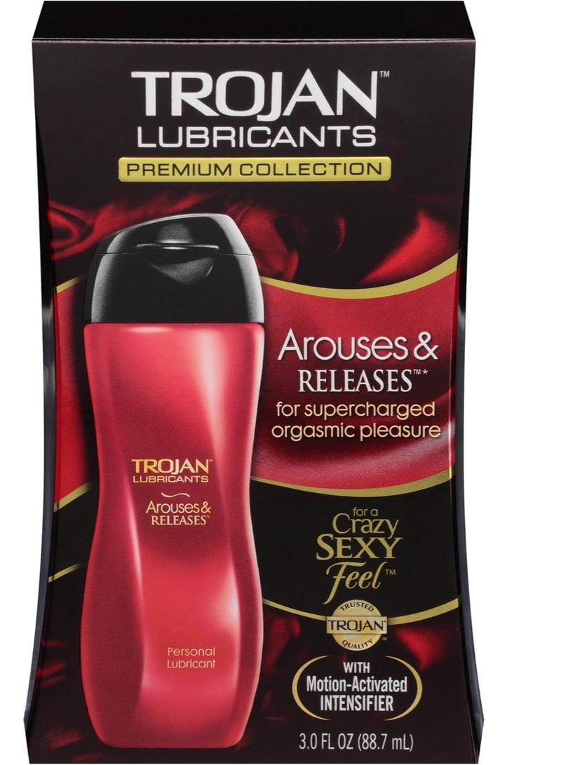 TROJAN Arouses & Releases Personal Lubricant, 3 oz. - Image 1