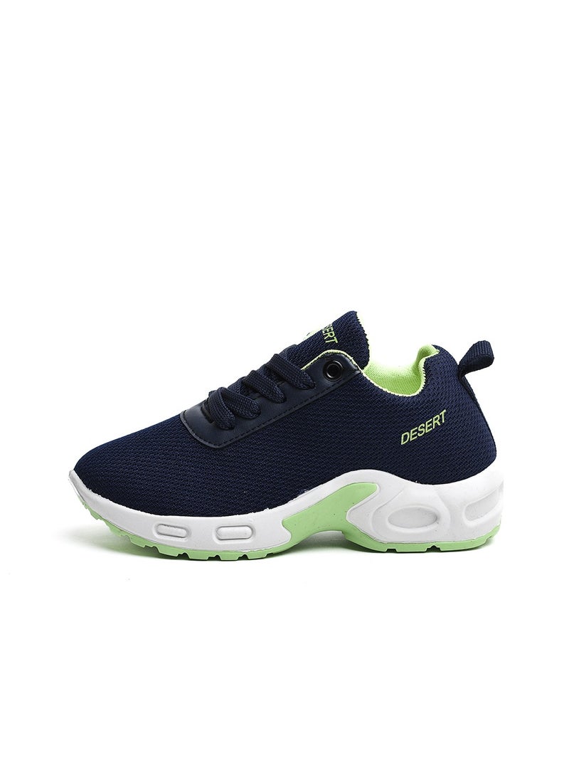 Desert Sportive Canvas Lace-up Sneakers For Kids  - Image 1