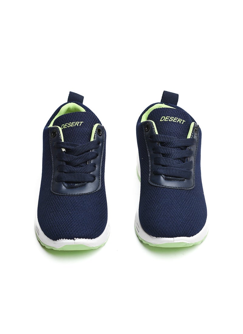 Desert Sportive Canvas Lace-up Sneakers For Kids  - Image 3