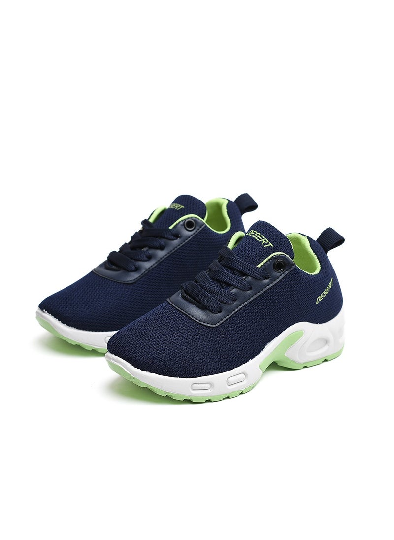 Desert Sportive Canvas Lace-up Sneakers For Kids  - Image 2