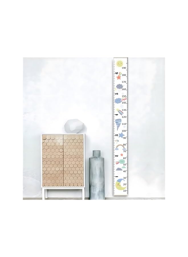 The Bros Height Chart Wall Decal for Kids, Removable Height Measure Wall Stickers, Easy to Stick and Peel Growth Chart for Wall, Kids Height Wall Chart for Boy Girl Bedroom Decoration - Image 5