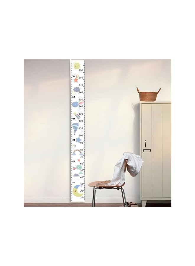 The Bros Height Chart Wall Decal for Kids, Removable Height Measure Wall Stickers, Easy to Stick and Peel Growth Chart for Wall, Kids Height Wall Chart for Boy Girl Bedroom Decoration - Image 4