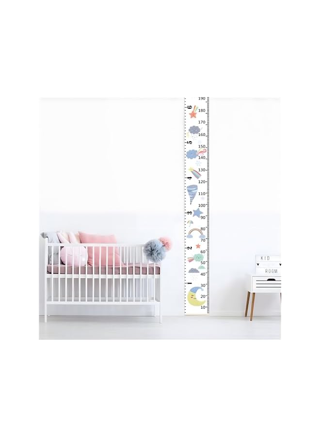 The Bros Height Chart Wall Decal for Kids, Removable Height Measure Wall Stickers, Easy to Stick and Peel Growth Chart for Wall, Kids Height Wall Chart for Boy Girl Bedroom Decoration - Image 3