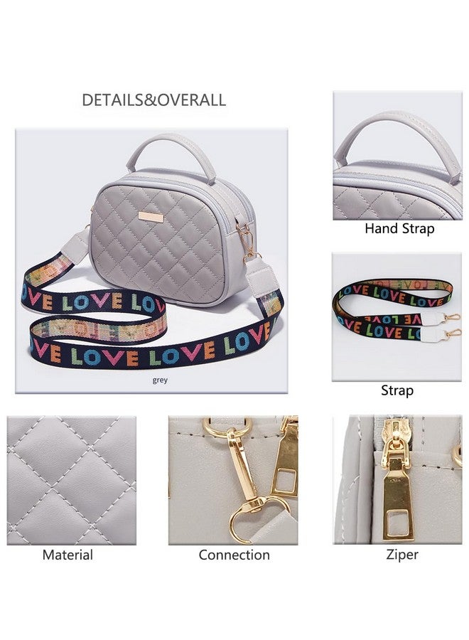 Port&lotus Grey Crossbody Purses For Women With Top-Handle Small Crossbody Bags For Women With Guitar Strap Fashion Handbags For Women Women'S Shoulder Bags Anti Theft Travel Bag  - Image 4