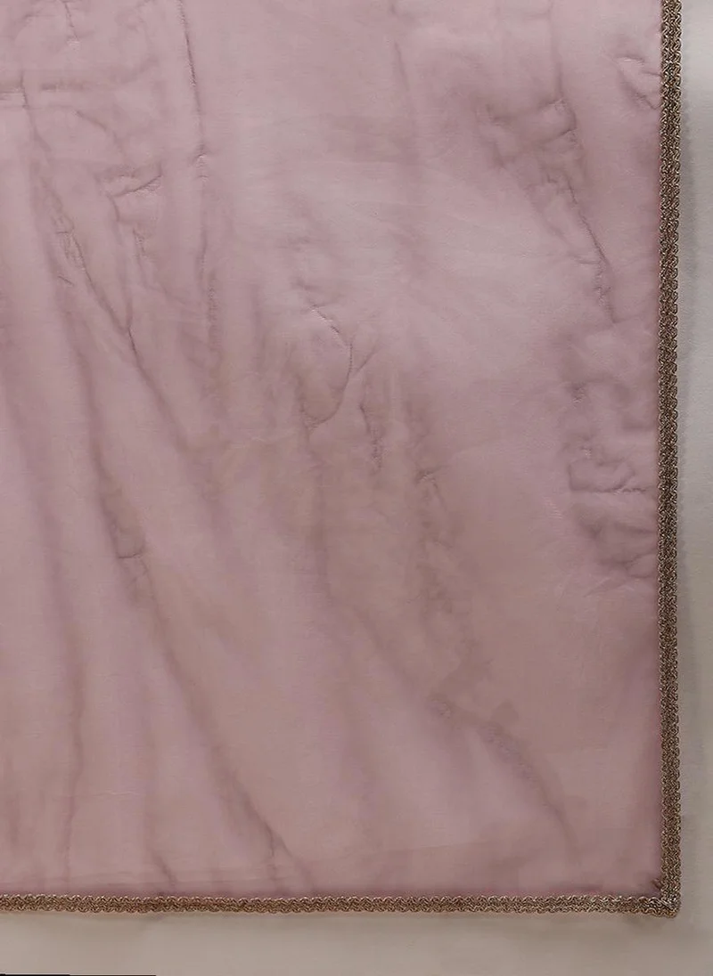 Woman Lavender Silk Blend Kurta Sharara set main image 0