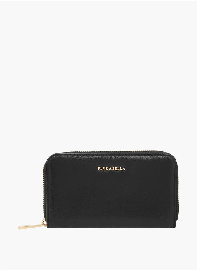 Flora Bella By Shoexpress Women Solid Wallet with Zip Closure