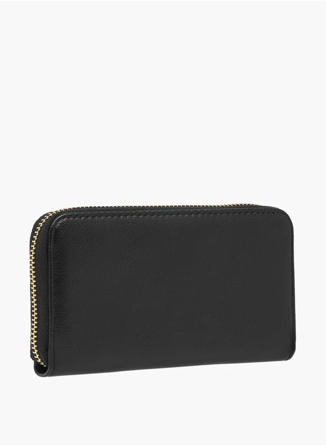 Flora Bella By Shoexpress Women Solid Wallet with Zip Closure