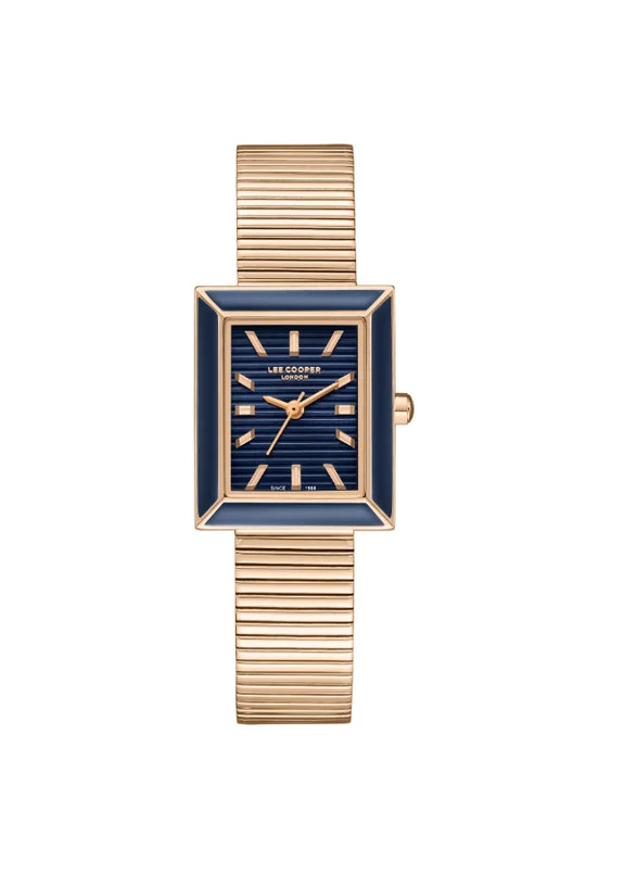 لي كوبر Lee Cooper LC08071.490 Women's Analog Display Watch & Mesh Strap Rose Gold