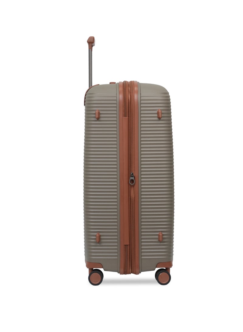 President PP single piece luggage High-quality Travel bag ( L ) spinner wheels, Model -97980 ( CHAMPAGNE ) - Image 3
