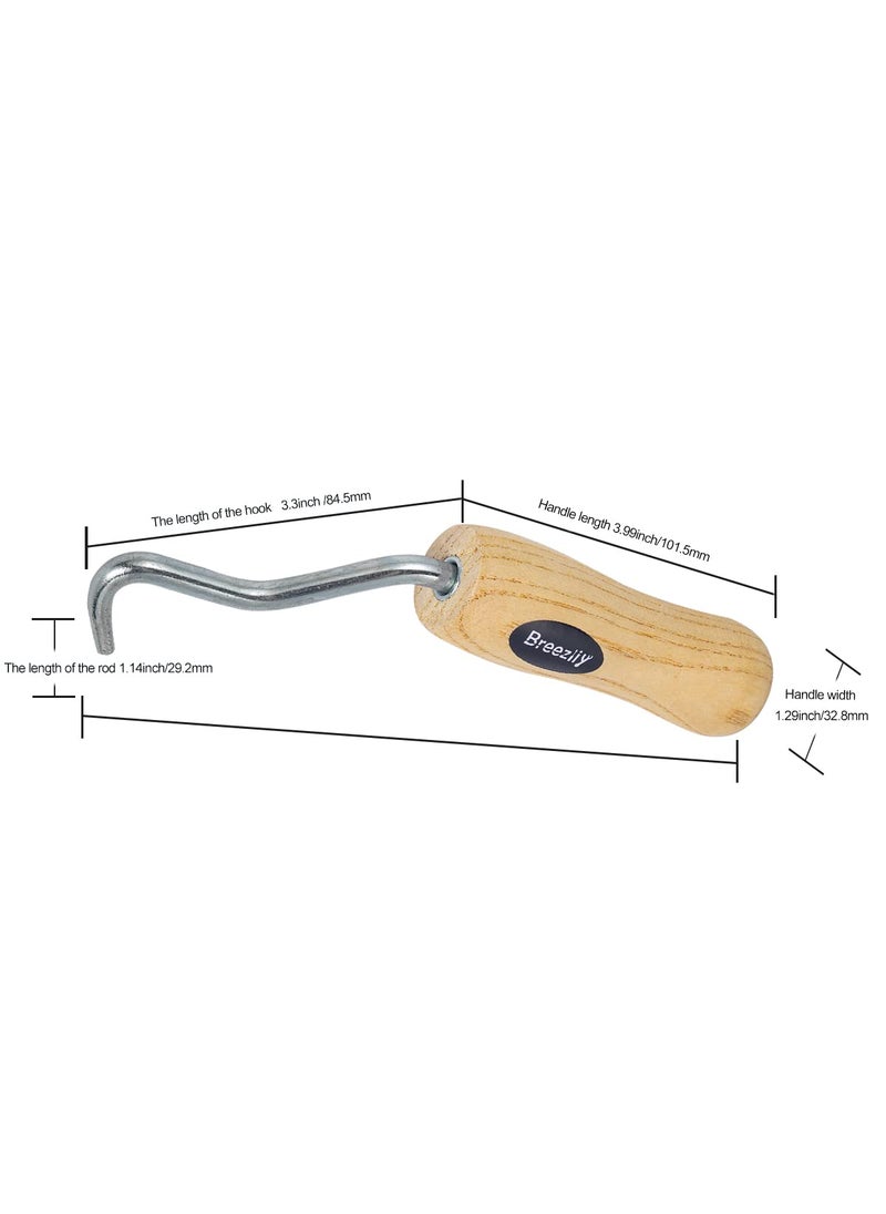 Breezliy 2 Pieces Wire Twister,Rebar Wire Twister Pull Tie Wire Twister, Concrete Metal Wire Twisting Fence Tool  - Image 4
