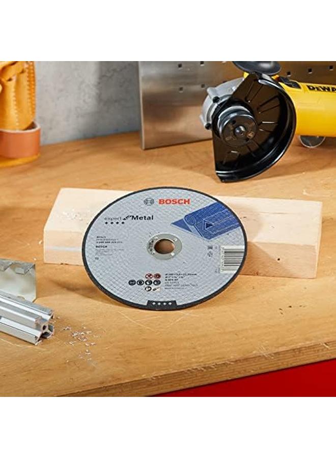 BOSCH Expert For Metal Straight Cutting Disc For Large Angle Grinders With Locking Nut 1 Piece 180 Mm Diameter 3.00 Mm Thickness - Image 4