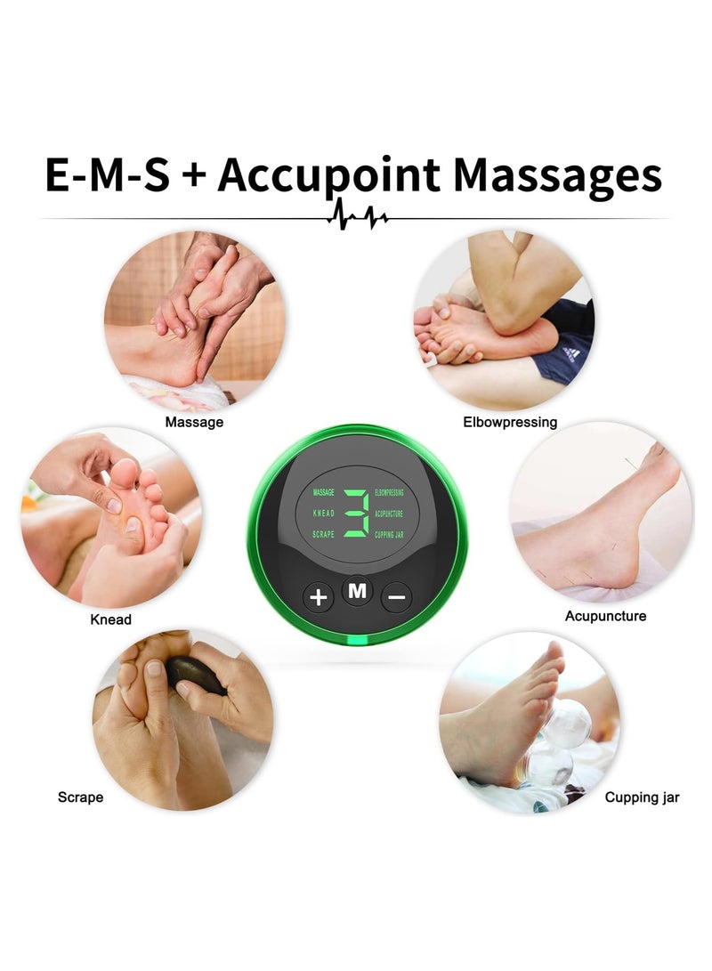 General EMS Foot Massage Cushion - Electric Foot Massage Cushion Leg Circulation Soreness Relief Acupressure Acupressure Acupuncture Device Anti-Fatigue Women's Men's Foot Relaxation Machine  - Image 2